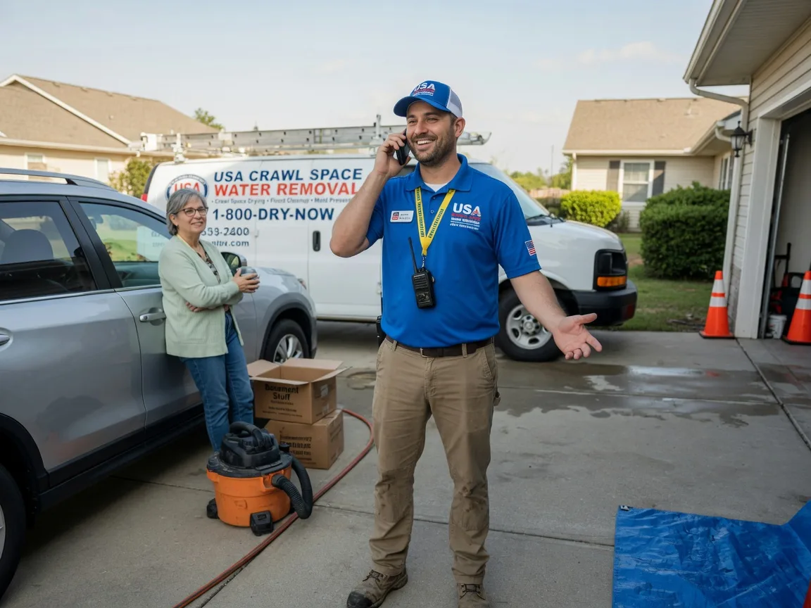 Crawl Space Water Removal Lequire, OK FAQs